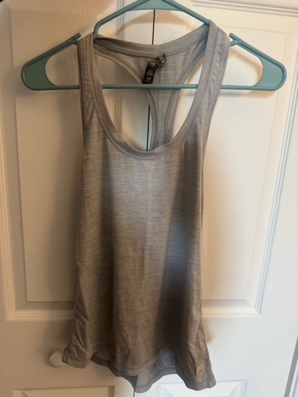 Vuori Gray Racerback Tank Top